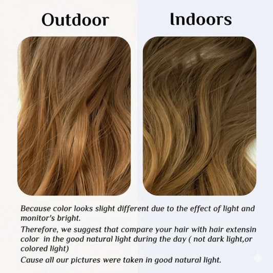 Extensiones de cabello Luxora™ Halo Caramelo Marrón