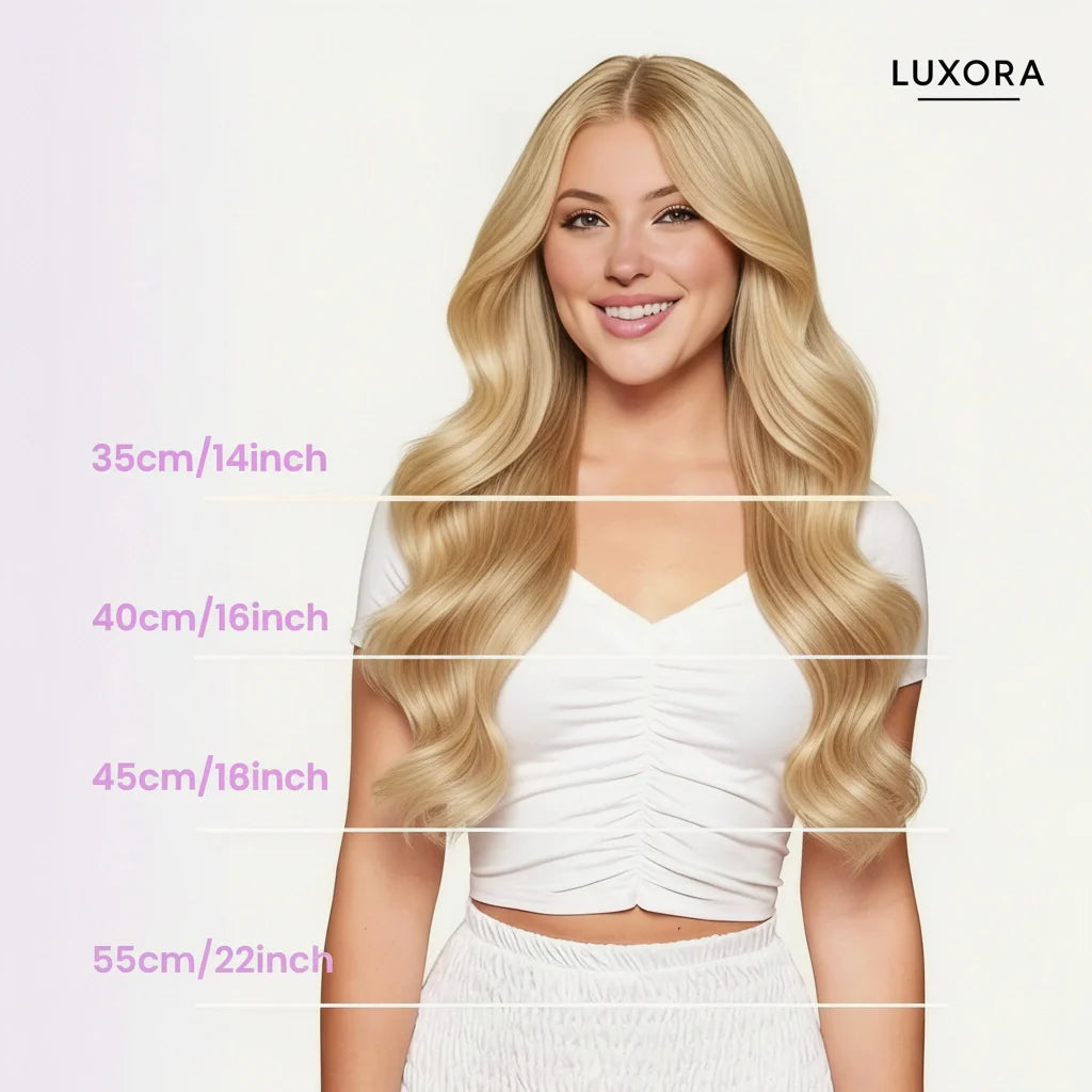 Extensions Halo Luxora™ ombré rose
