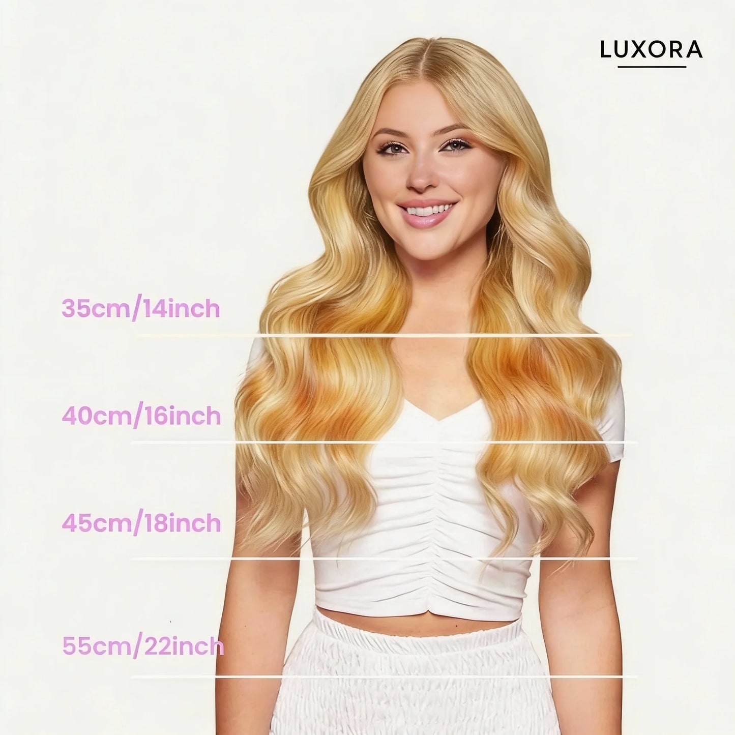 Luxora™ Halo Donkerblonde Haarverlengingen