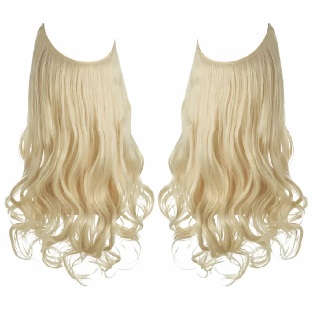 Luxora™ halo lichtblond hairextensions