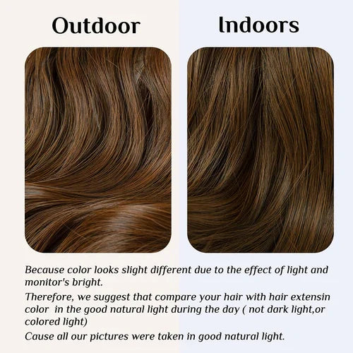 Extensions Halo Luxora™ châtain clair