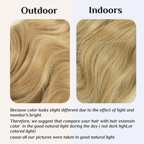 Extensiones de cabello Luxora™ Halo Rubio Suave