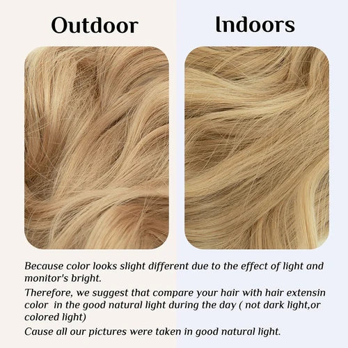 Extensiones de cabello Luxora™ Halo Rubio Arena