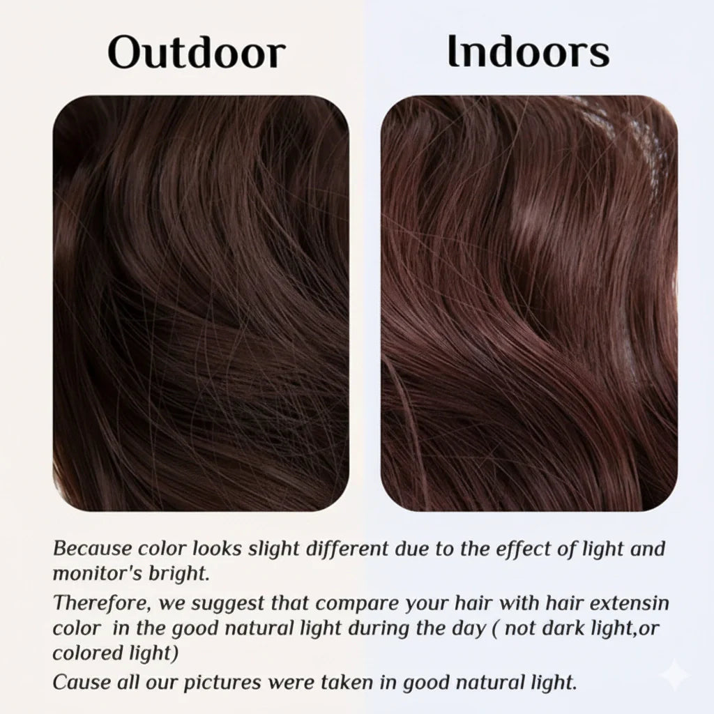 Luxora™ halo chocoladebruin hairextensions