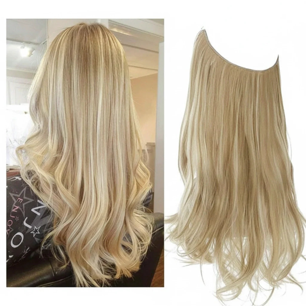 Luxora™ Halo Donkerblonde Haarverlengingen
