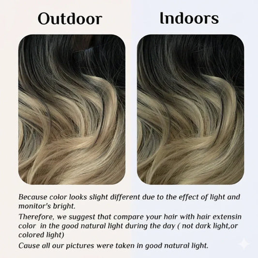 Luxora™ Halo Ash Ombre Hair Extensions