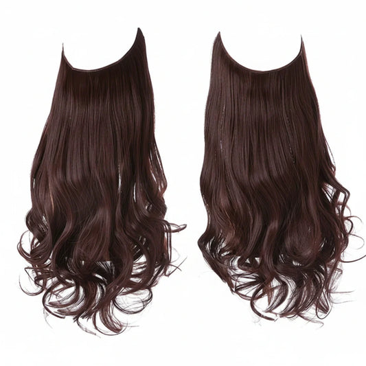 Extensiones de cabello Luxora™ Halo Chocolate Marrón