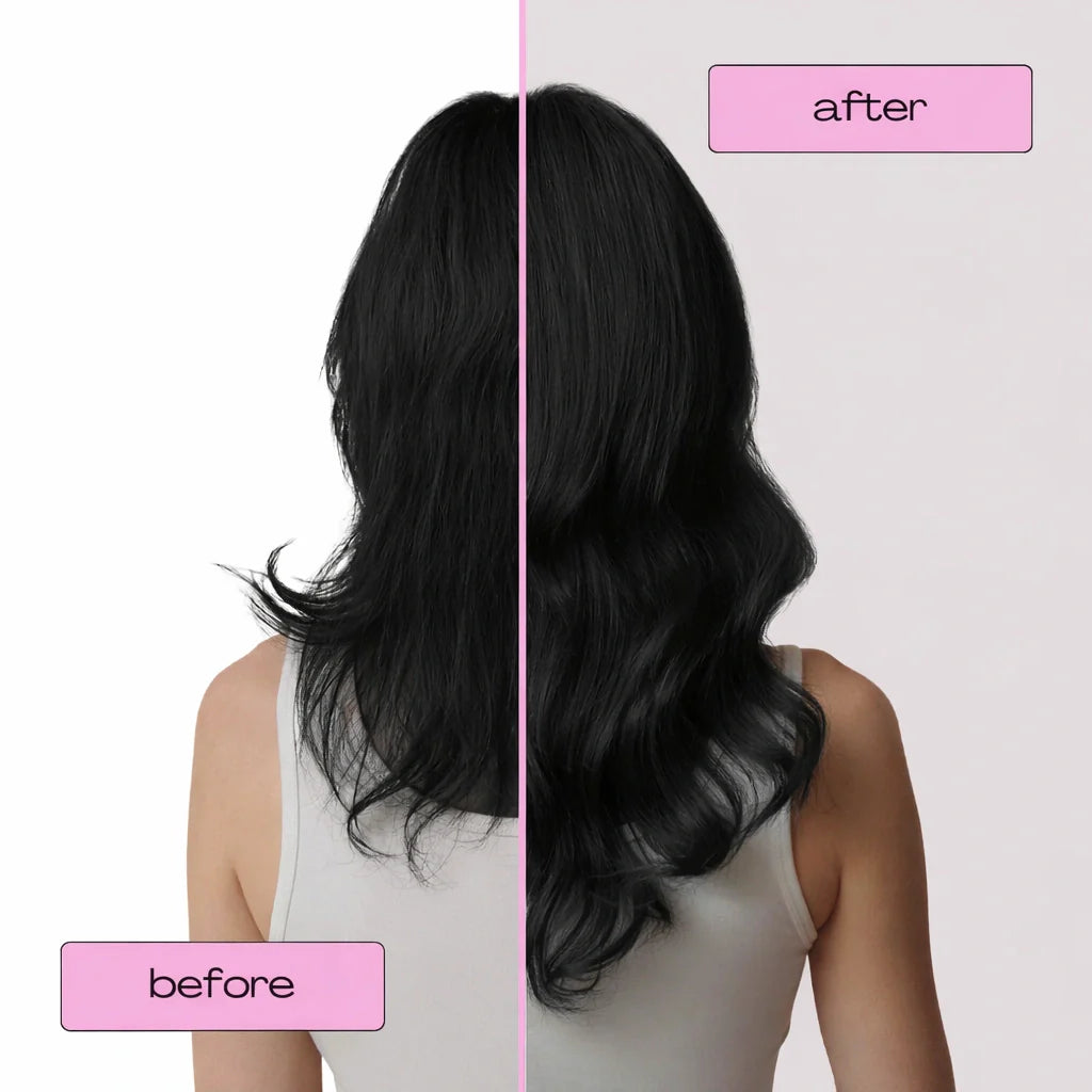 Extensiones de cabello Luxora™ Halo Degradado Vino