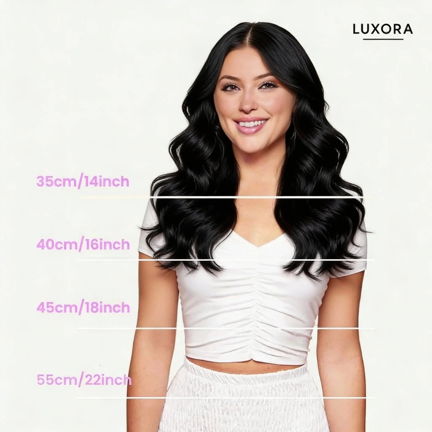 Extensions Halo Luxora™ brun intense